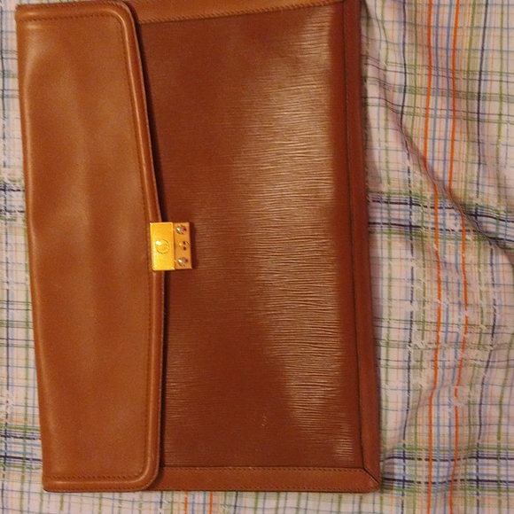 Authentic Dunhill London Caramel Leather Messenger Bag for Men or Women - Picture 2 of 13